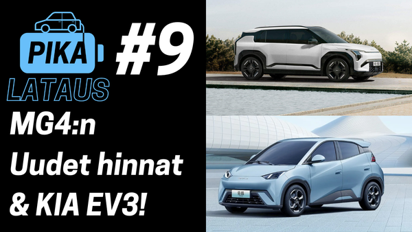 MG:n käänteinen hintapommi & Kia EV3! Pikalataus Podcast #9